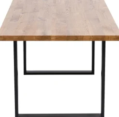 Tisch Jackie Eiche Schwarz 160x80