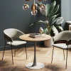 Tisch Schickeria Eiche Weiß Ø80cm