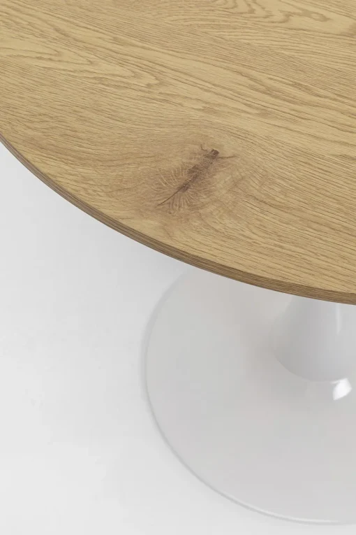 Tisch Schickeria Eiche Weiß Ø80cm