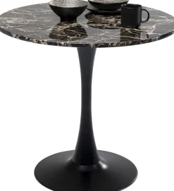 Tisch Schickeria Marmor Schwarz 80cm