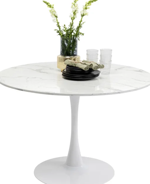 Tisch Schickeria Marmor Weiß Ø110cm