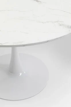 Tisch Schickeria Marmor Weiß Ø110cm
