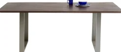 Tisch Symphony Dunkel Chrom 160x80