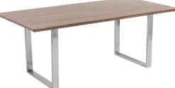 Tisch Symphony Dunkel Chrom 160x80