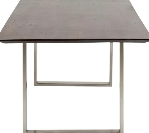 Tisch Symphony Dunkel Chrom 180x90