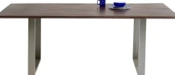 Tisch Symphony Dunkel Chrom 180x90