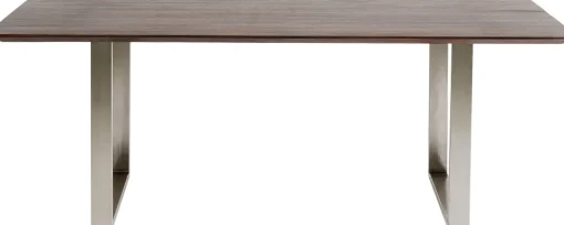 Tisch Symphony Dunkel Chrom 180x90