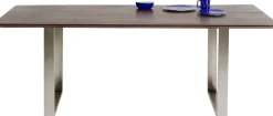 Tisch Symphony Dunkel Chrom 180x90