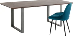 Tisch Symphony Dunkel Rohstahl 180x90