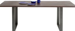 Tisch Symphony Dunkel Rohstahl 180x90