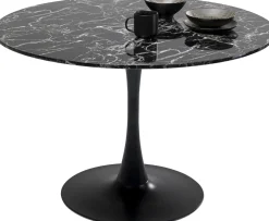 Tisch Veneto Marmor Schwarz Ø110cm