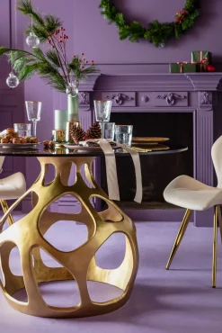 Tisch Volcano Gold Ø120cm