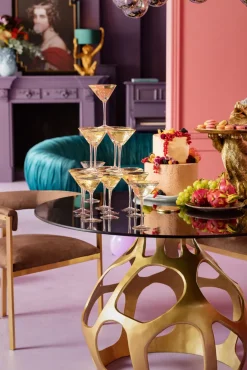 Tisch Volcano Gold Ø120cm