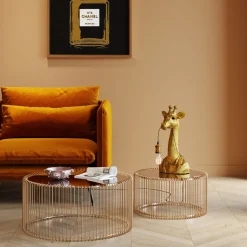 Tischleuchte Animal Giraffe Gold 50cm