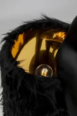 Tischleuchte Animal Rabbit Fur Schwarz/Gold 68cm