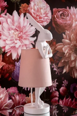 Tischleuchte Animal Rabbit Weiß/Rosa 50cm