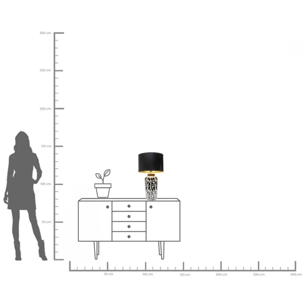 Tischleuchte Artistico 62cm