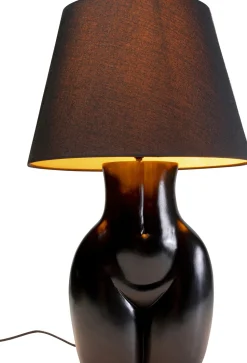 Tischleuchte Donna Schwarz 48cm