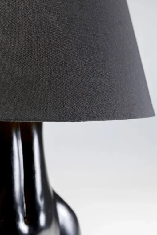Tischleuchte Donna Schwarz 48cm
