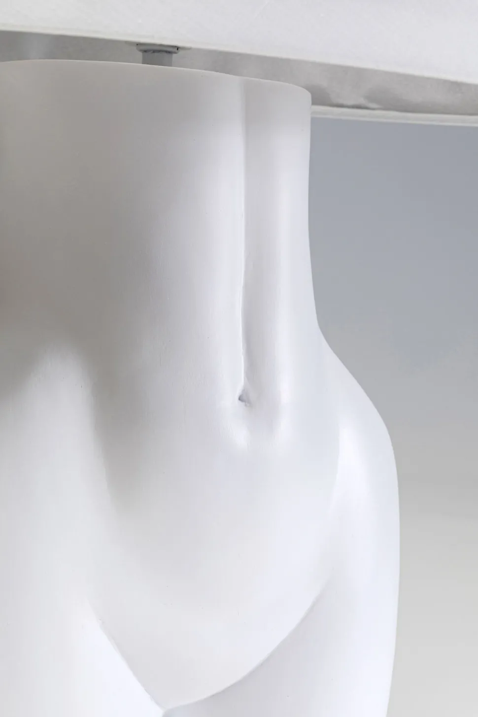 Tischleuchte Donna Weiß 48cm