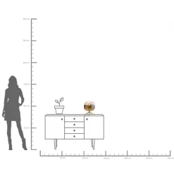 Tischleuchte Golden Goblet Ball