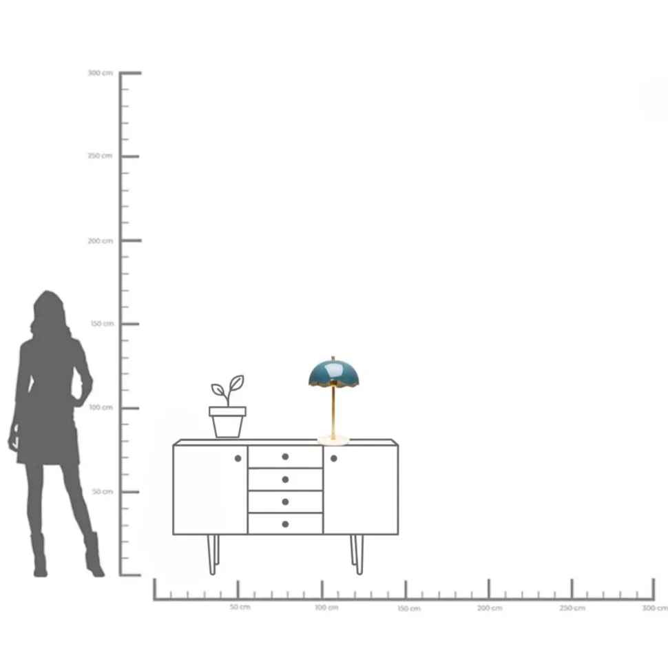 Tischleuchte Lia Midnight 50cm