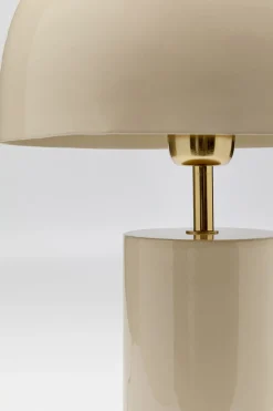 Tischleuchte Loungy Ecru Weiß 38cm