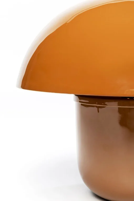Tischleuchte Mushroom Braun 27cm