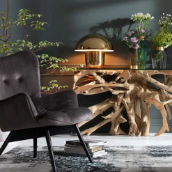 Tischleuchte Mushroom Brass