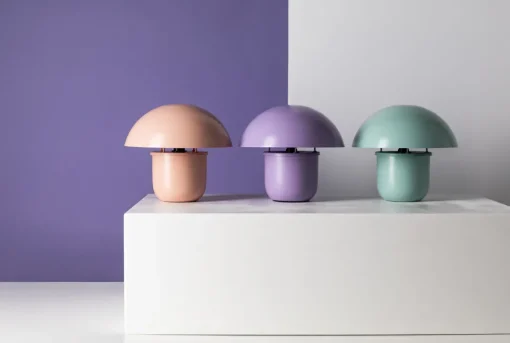Tischleuchte Mushroom Lila 27cm