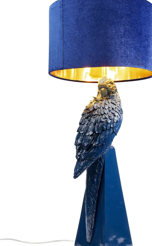 Tischleuchte Parrot Blau 84cm