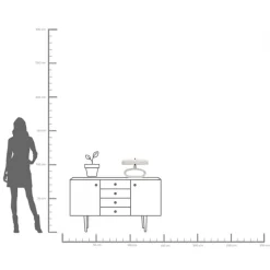 Tischleuchte Suki Beige 26cm