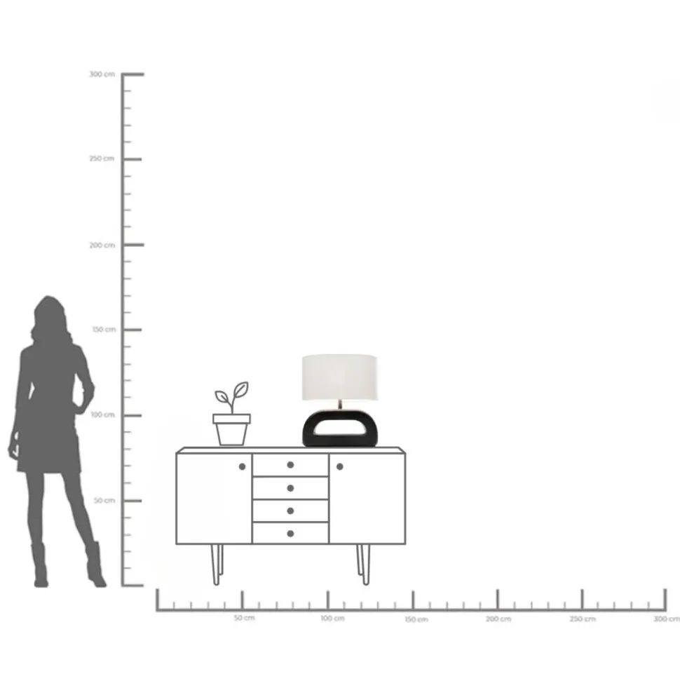 Tischleuchte Tube 52cm