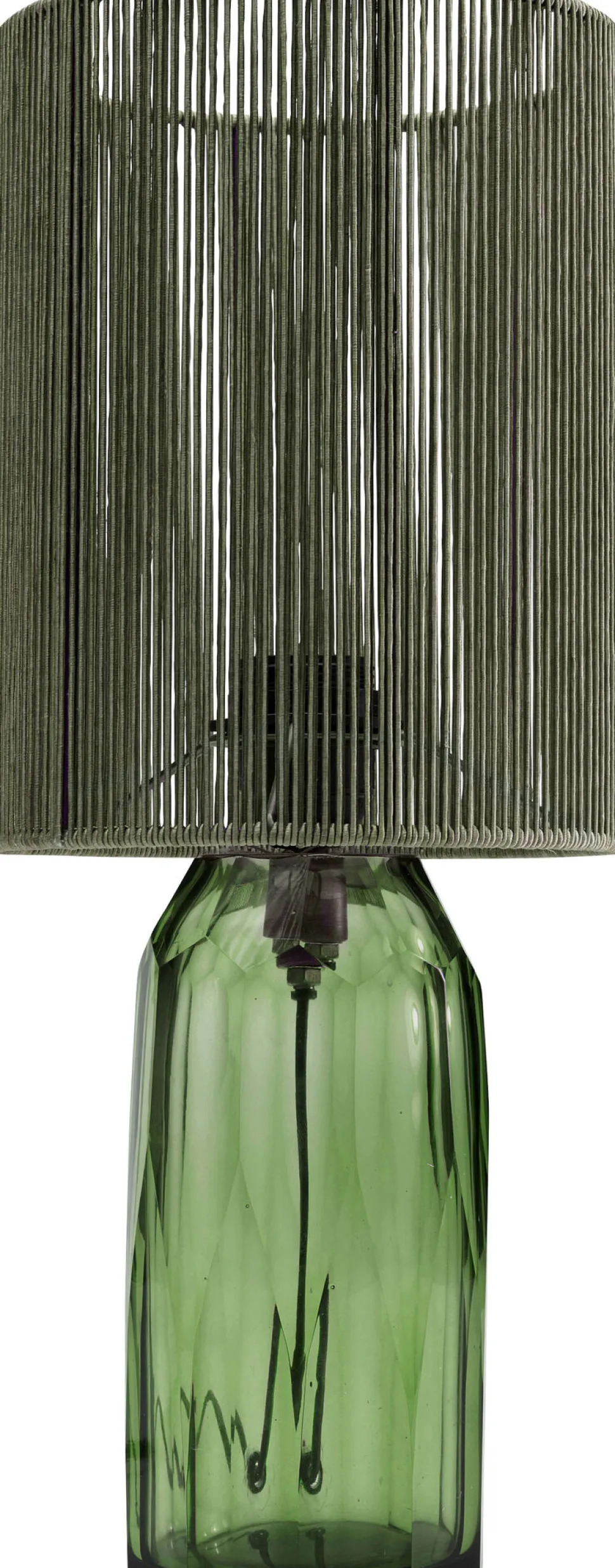 Tischleuchte Vecchio Grün 42cm