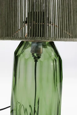 Tischleuchte Vecchio Grün 42cm