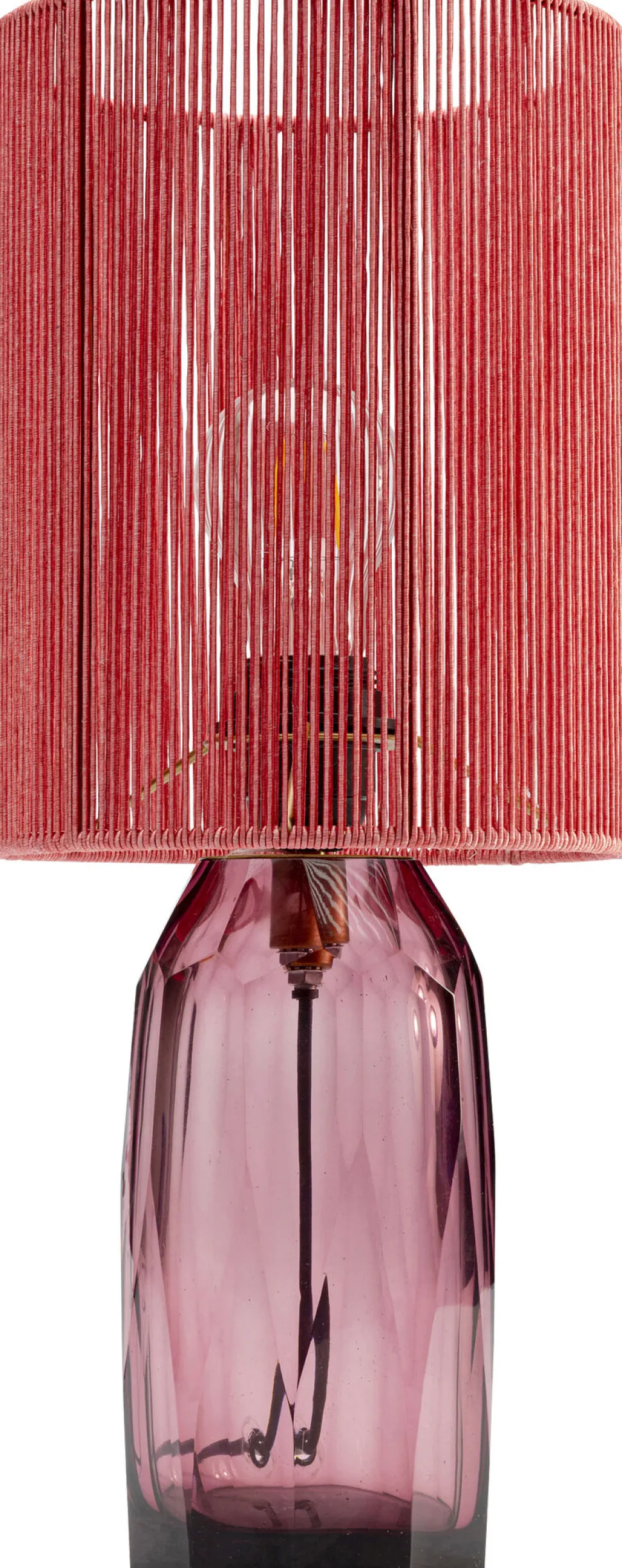 Tischleuchte Veccio Pink 42cm