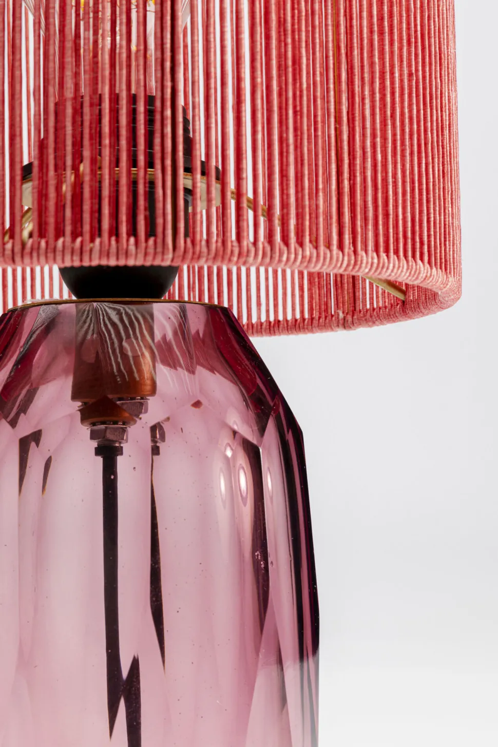 Tischleuchte Veccio Pink 42cm