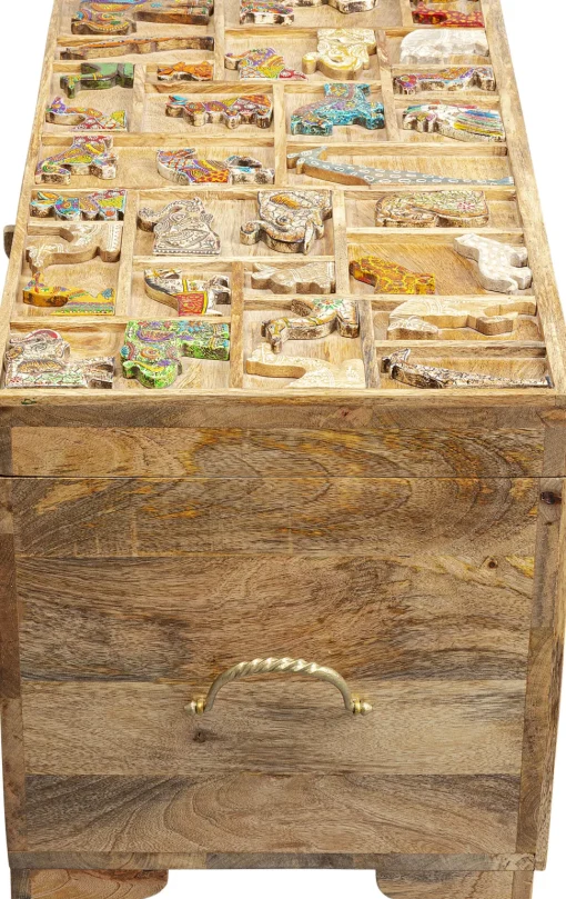Truhe Zoo 81x47cm