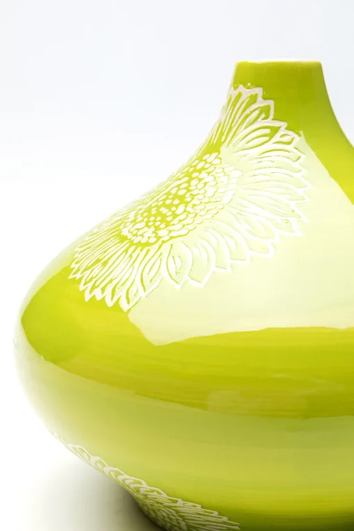 Vase Big Bloom Grün 21cm