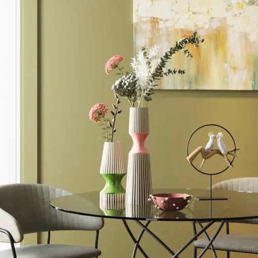 Vase Calabria Rosa 41cm
