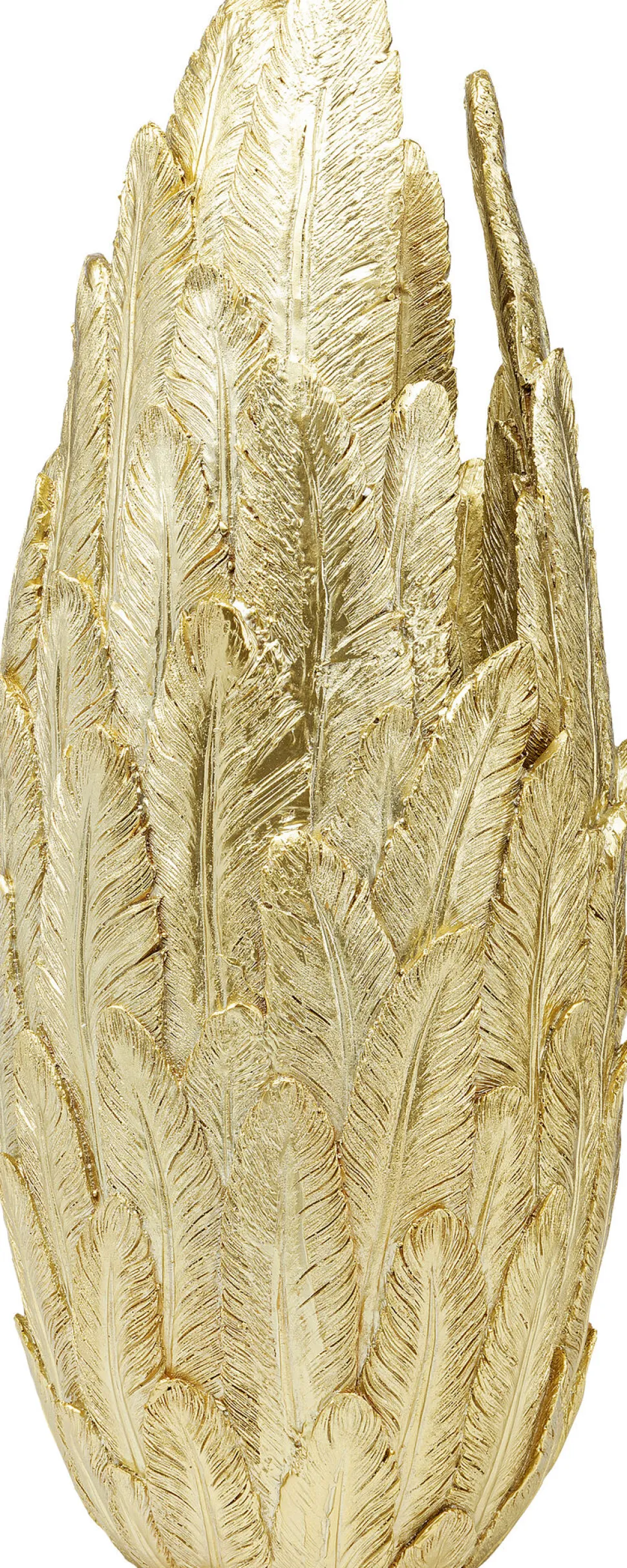 Vase Feathers Gold 80