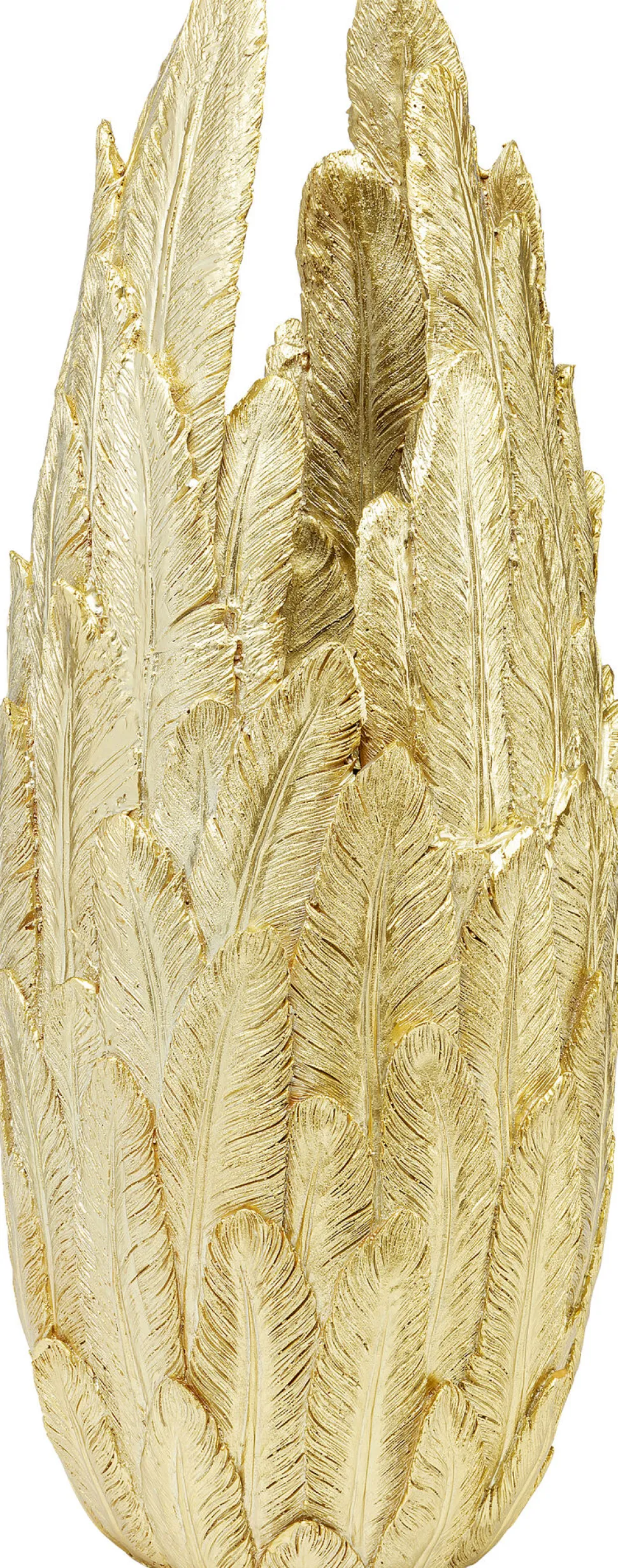 Vase Feathers Gold 80