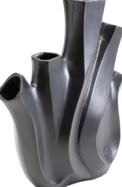 Vase Flame Schwarz 29cm
