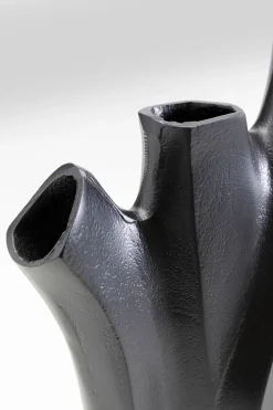 Vase Flame Schwarz 29cm