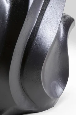 Vase Flame Schwarz 29cm