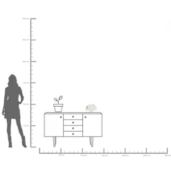 Vase Ginkgo Elegance 18cm