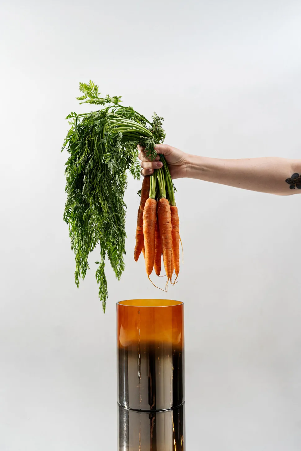 Vase Glow Orange 20cm