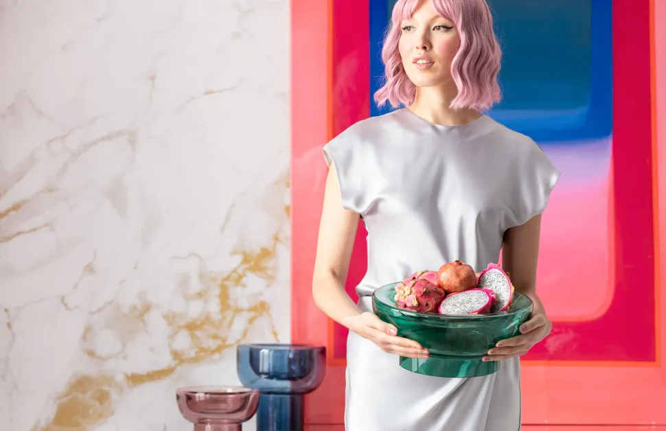 Vase Grazioso Grün 32cm