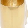 Vase Half Face Gold 38cm