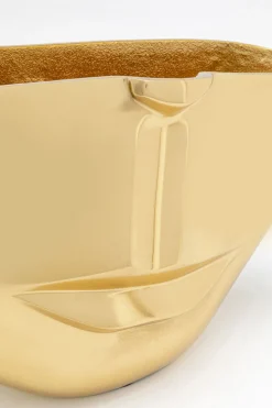 Vase Half Face Gold 38cm